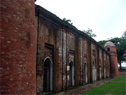 Sixty Dome Mosque in Bangladesh.