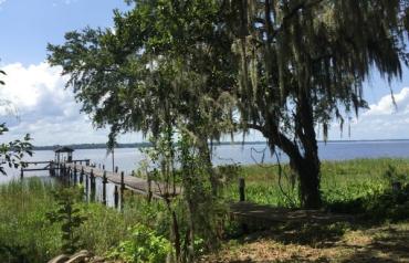 MAJESTIC RIVERFRONT ESTATE ON ST. JOHNS RIVER WITH 20 ACRES AND 4 BED 3 BATH HOME