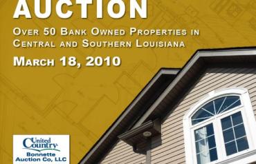 Louisiana Bank Owned Land & Real Estate Auction - 50+ Properties