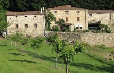 Three storey stone farmhouse in Haut Vivarais,  F
