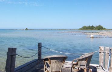 VERY EXCLUSIVE  .... LAKE HURON 5 BDRM YEAR-ROUND 2-STOREY STONE COTTAGE INCLUDING SUMMER COTTAGE & WORKSHOP
