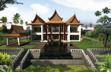 Thailand  - Land & house for Sale on the Banks of The Mekong River